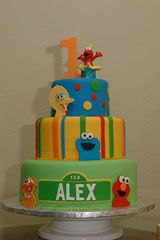 first birthday cake ideas sesame street